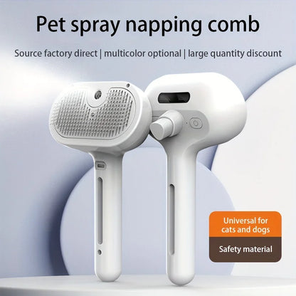 1PC Pet Spray Comb – One-Click Hair Removal for Cats & Dogs