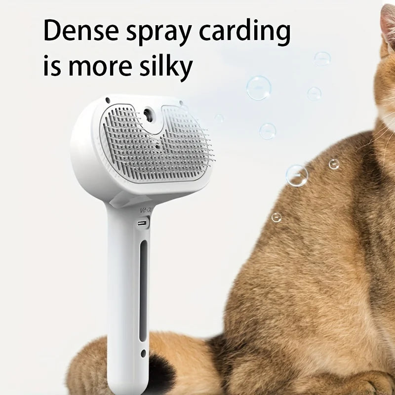 1PC Pet Spray Comb – One-Click Hair Removal for Cats & Dogs